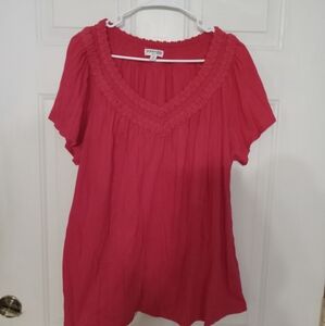 St. John's Bay V-neck blouse